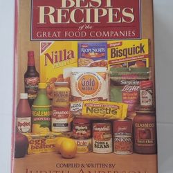 Best Recipes of the Great Food Companies Hardcover Vintage Cookbook 1990s Book
