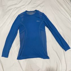 Asics Men's Round Neck Long-Sleeve Shirt