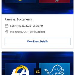 Rams Tickets - Section 343