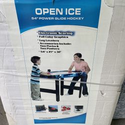 Brand New Haley Open Ice Power Glide Air Hockey Game 54”