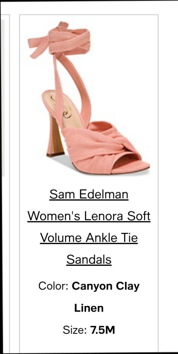 Sam Edelman Ankle Tie Sandals