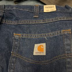 Carhartt brand new size 36/32 color blue I have 2 pairs