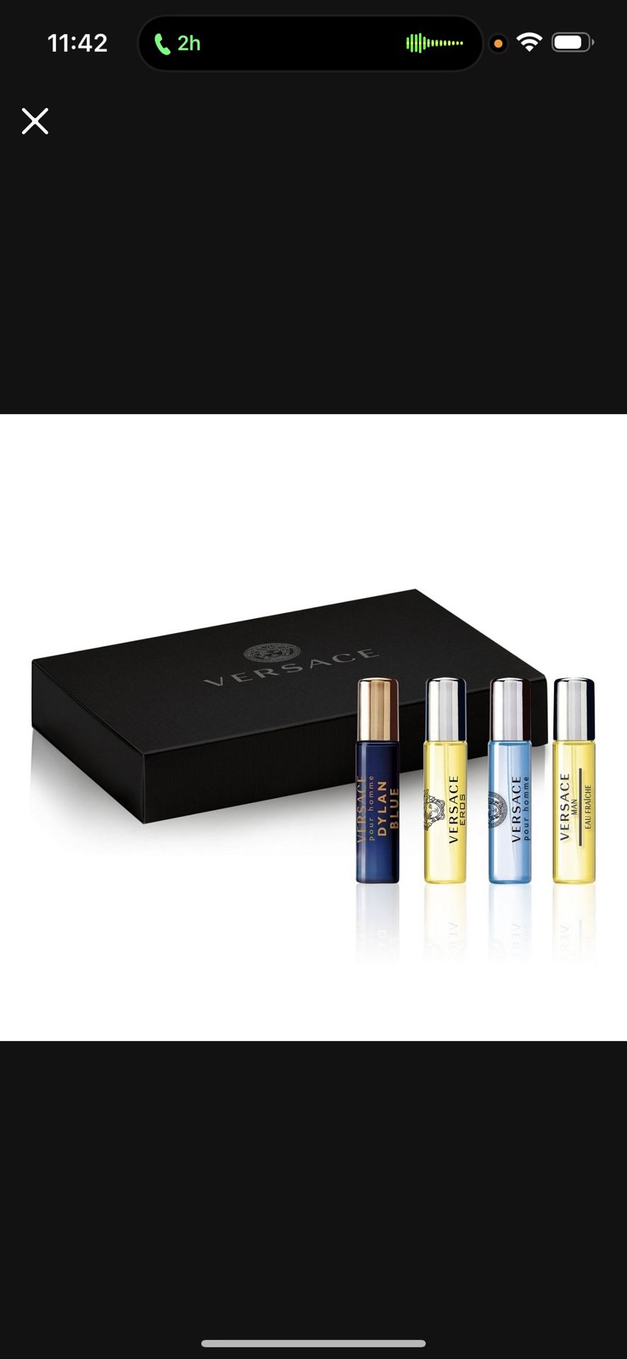 New Versace l Men's Travel Spray Set 5ml Each