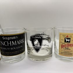 Vintage Whisky Glasses- 1980s, 1990s