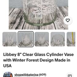 8' GLASS TRIPLE WICK CANDLE HOLDER