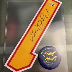 Brett Hull Signed Jersey Number Certed 