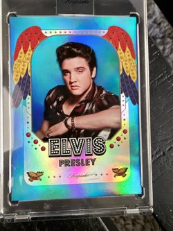 👑🔥 ELVIS PRESLEY 2026 KEEPSAKE BLUE HOLOGRAPHIC /100 – #7 🔥👑