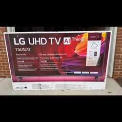 75” LG TV