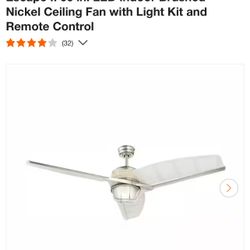 Indoor outdoor ceiling fan