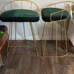 Set Of 2 Low back Counter Stools