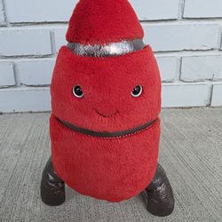 ✨ Jellycat Amuseable Rocket Plush Toy — Red & Silver — New with Tags ✨