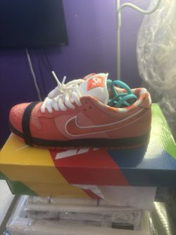 Nike Dunk Sb Orange Lobster Size 9m Vnds