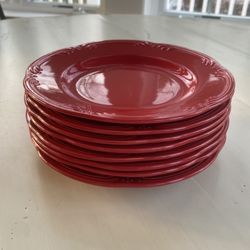 Pfaltzgraff Winterberry Ruby Salad Plates Set Of 8