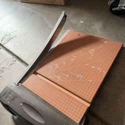 X-Acto Heavy Duty Wood Base Guillotine Paper Trimmer.