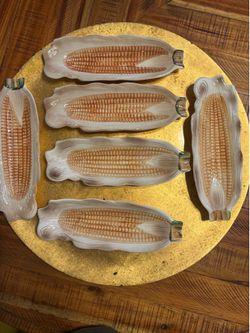Vintage Corn on the Cob Dishes and Holders