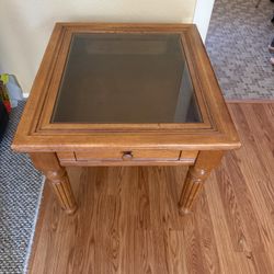 Small Glass Top Table