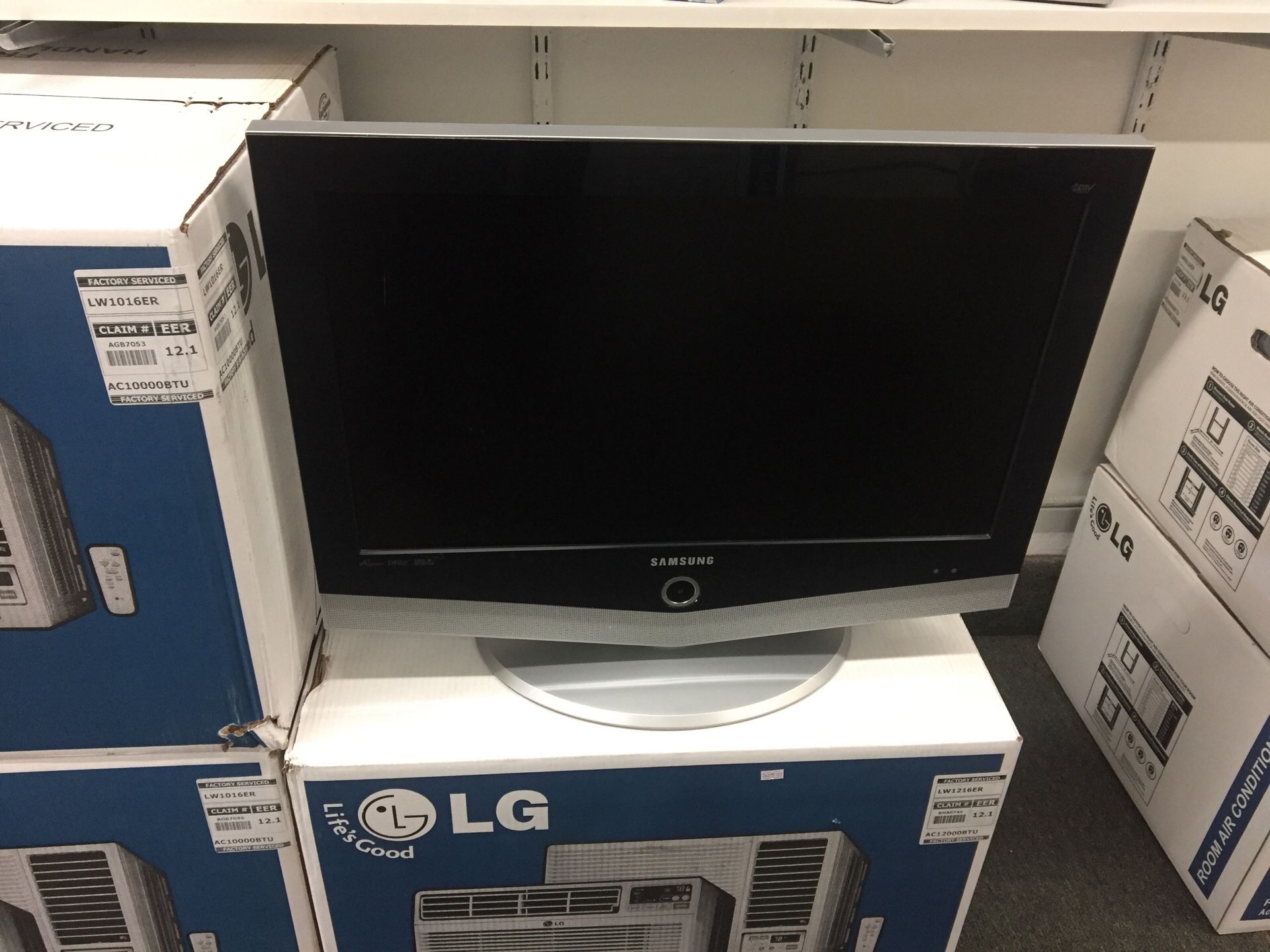 26” used. Samsung no remote. $55