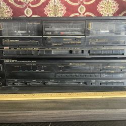 Scott Audio Receiver & Dual Cassette 