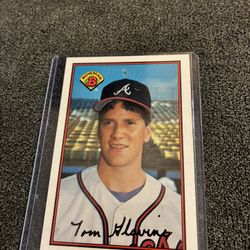 1989 Bowman Tom Glavine #267 – Atlanta Braves HOF