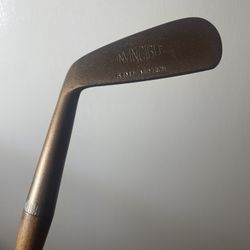 Antique Invincible Mid Iron Golf Club Wood Shaft 51M1 Hickory Hand Made Left LH