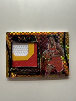 23-24 Panini Select - RARE TRI-COLOR Jumbo Patch RC GOLD /10 Kobe Bufkin #RJS-BK