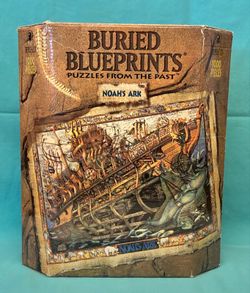 BePuzzled Buried Blueprints puzzle Noah’s Ark 1000 pc out of production 1993