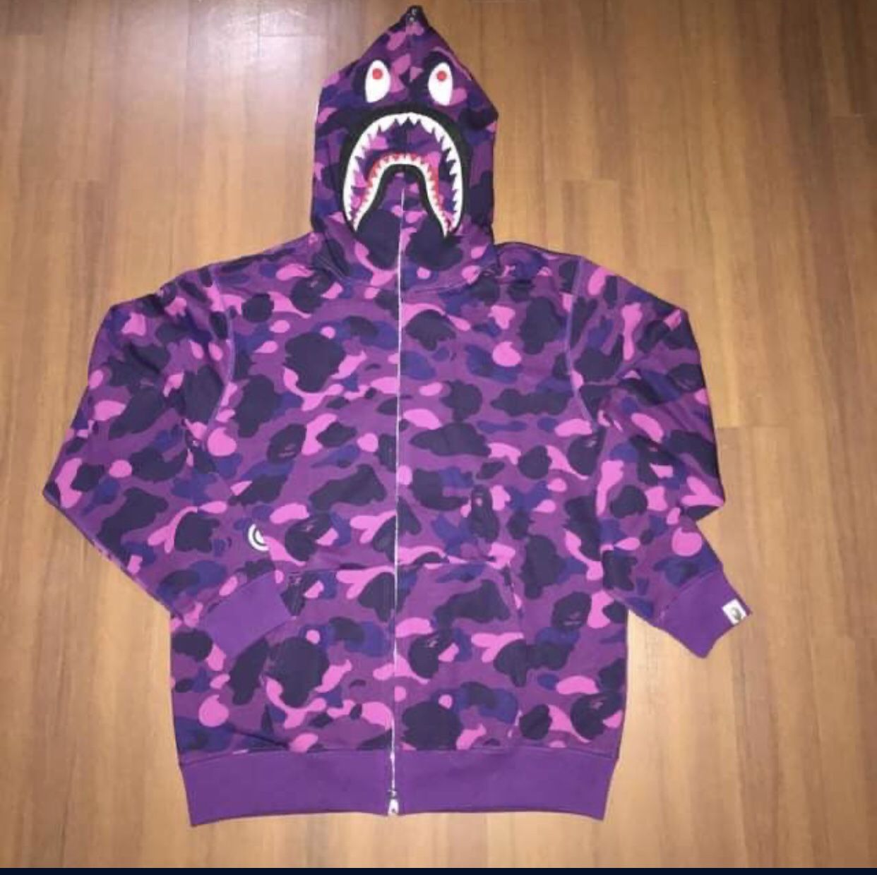 Purple Bape Hoodie Size Medium 