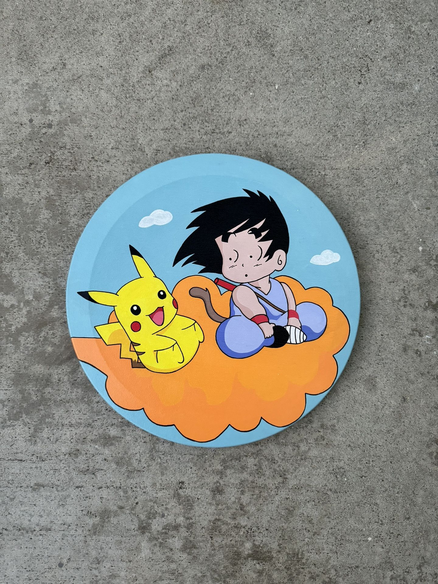 Pokemon X Dragon Ball Kid Goku And Pikachu 