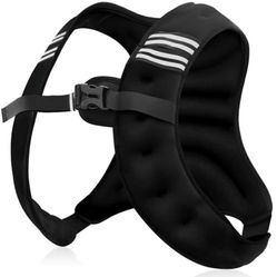“New”Weighted Vest(5lbs) Unisex (sz Sm-Large)Adjustable ,reflective Stripe(retail $49)