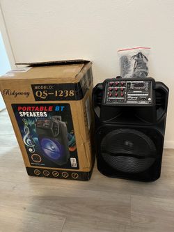 Ridgeway 12" Rechargeable Bluetooth Party Speaker