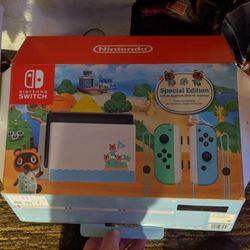 Brand New Nintendo Switch Animal Crossing Special Edition