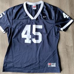 Nike Youth Large Blue And White Number 45 Mesh Team Jersey