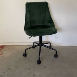 Green Velvet Office Chair