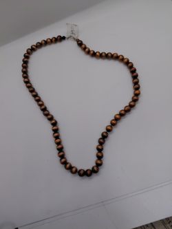Copper Navajo pearl necklace