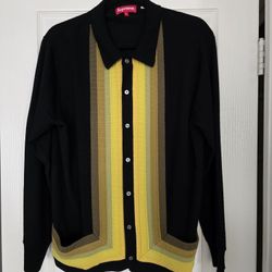 Supreme
2019 Corner Stripe Polo Polo Sweater SIZE medium