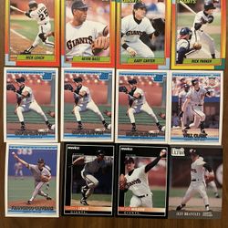 80s-90s San Francisco Giants Baseball cards