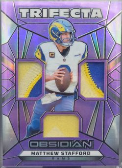 Matt Stafford /49 Obsidian Trifecta