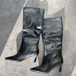 Long Boots Black US6 Women 