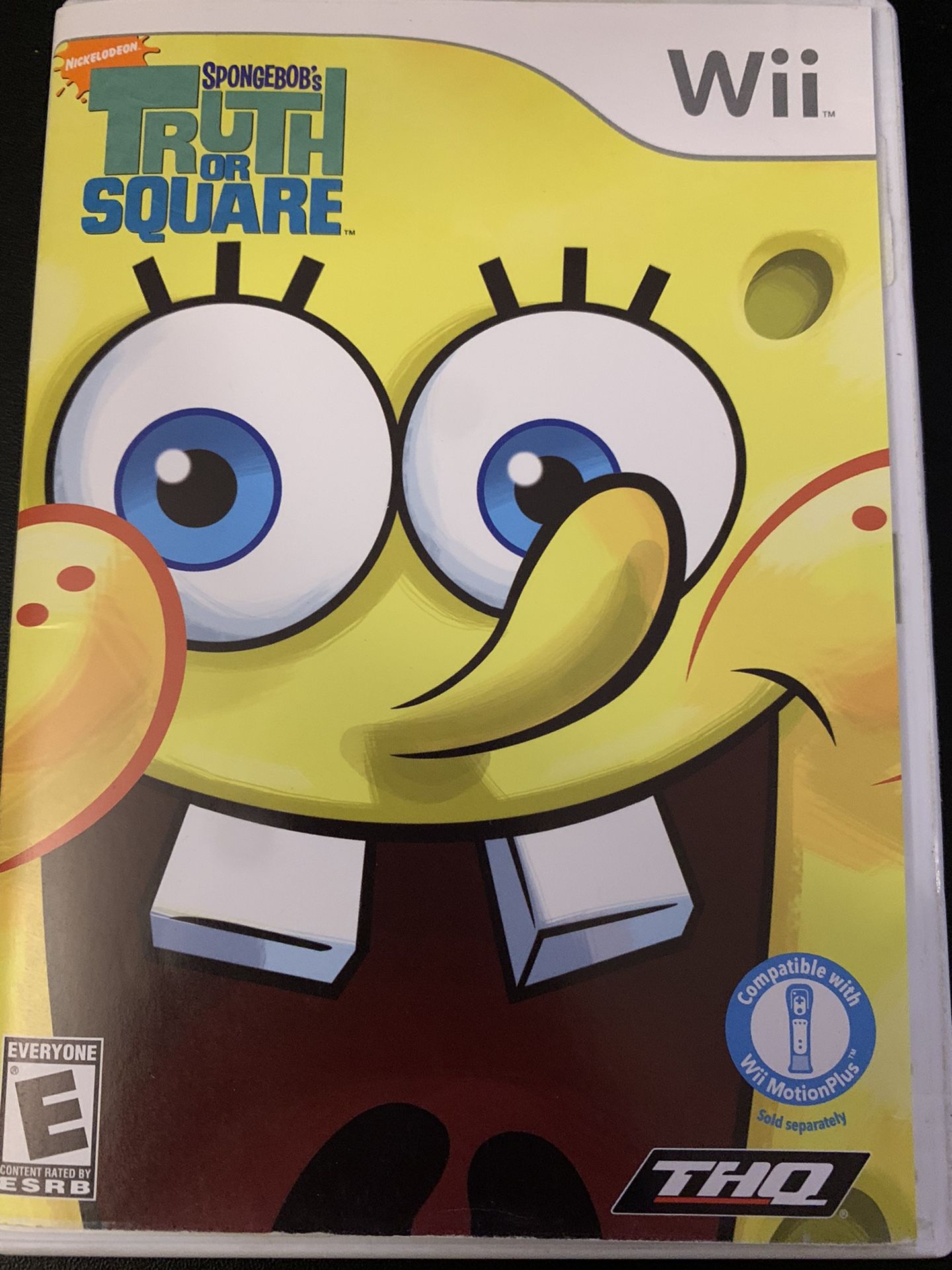 Nickelodeon’s SPONGEBOB’S TRUTH Or SQUARE (Nintendo Wii + Wii U)