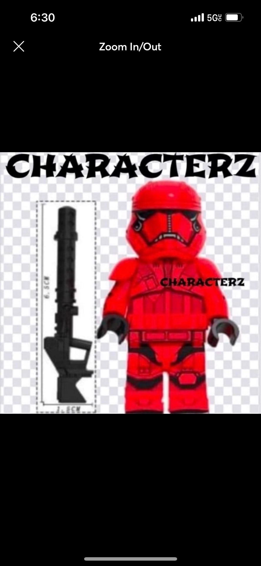 Star Wars First Order Sith Guard Stormtrooper Minifigure