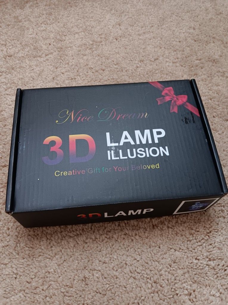 3D Train Lamp Illusion