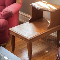 Table Side Magazine End Table Mid Century Modern