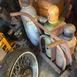 Oxygen And Acetylene Tanks