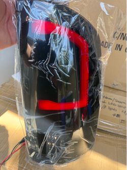 02-06 Dodge Ram Black Smoke LED Strip Tail Lights