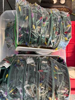 Multicolor Christmas String Lights – Multiple Strands