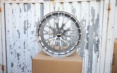 New Set 19 Inch BBS Style Wheels Rims 19x8.5 +35 (5x120) CB: 72.6