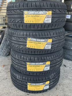 235/50R18 With 60,000 Miles Warranty 