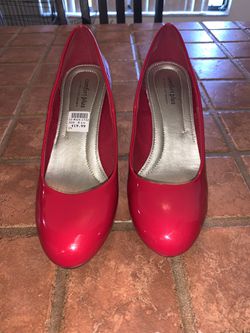 Red Comfort Plus heels