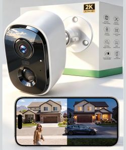 2026 Security Cameras Wireless Outdoor with Upgraded Battery&connection 2.4GHz Stable WIFI,2K Vi