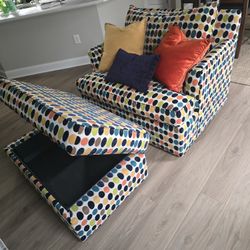 Ethan Allen chair and a half - Like New